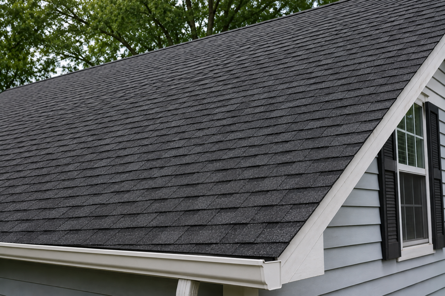 Beautiful new roof installed by Mastercraft Restorations — Lebanon, OH